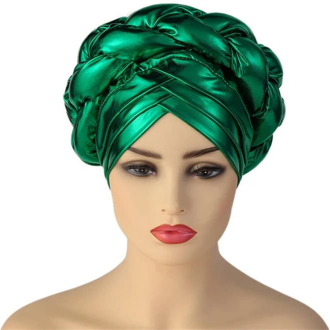 MONKEYD Women's Aso Oke Auto Gele Headtie
