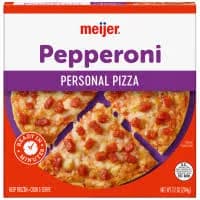 Meijer Pepperoni Personal Size Frozen Pizza 7.2 Oz