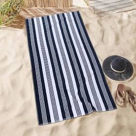 Superior Maui Striped Oversized Beach Towel