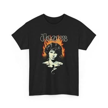 Rugaria The Doors Classic Rock Band T-Shirt