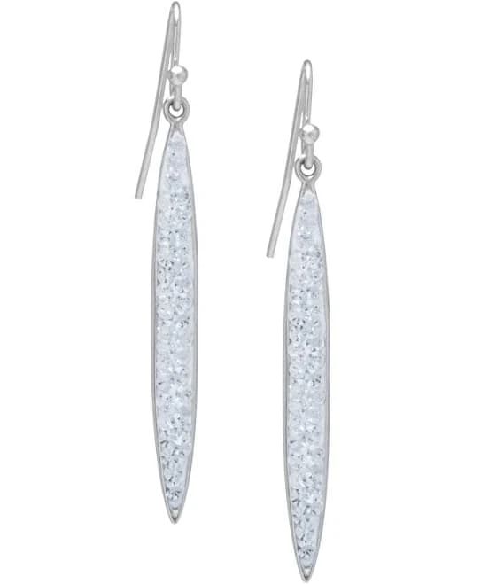 Giani Bernini Crystal Pave Drop Earrings in 14k Gold-Plated Sterling Silver