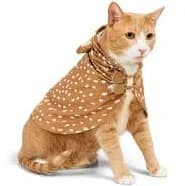 Merry Makings Reindeer Cat Costume Cape, Small/Medium