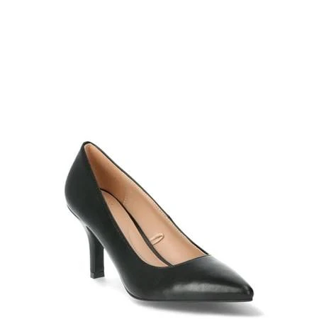 Time and Tru Women's Pointed Toe Pump Dress Heels