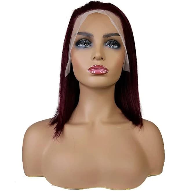 Remy Straight Lace Frontal Bob Wig