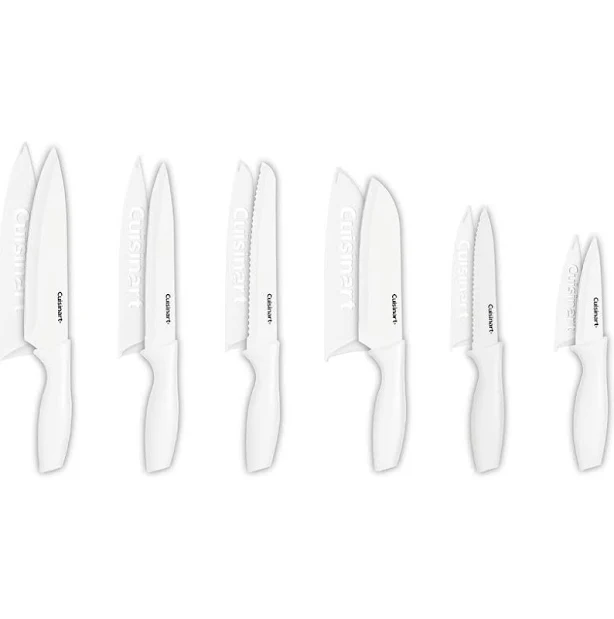 Cuisinart 12pc Ceramic Coated Knife Set