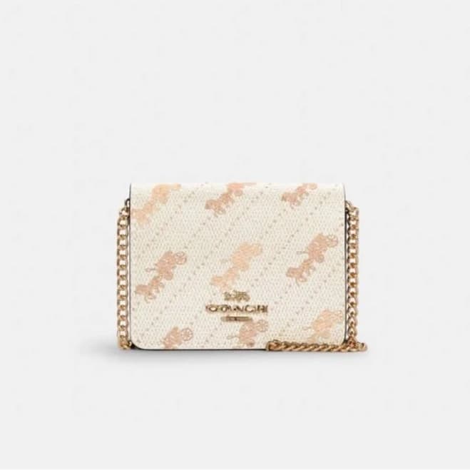 Coach Women's Horse and Carriage Dot Mini Wallet