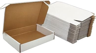 Small White Shipping Boxes for Small Business Pack of 30-11x8x2 inches Cardboard Corrugated Mailer Boxes for Shipping Packaging Craft Gifts Giving Products