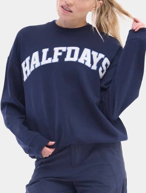 Halfdays Women's Cotton Graphic Sweatshirt