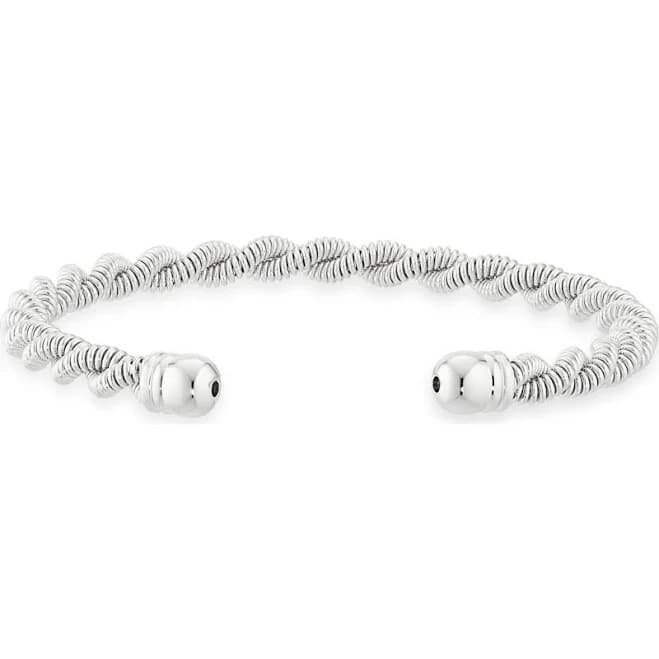 Nordstrom Twisted Flexible Silver Cuff Bracelet