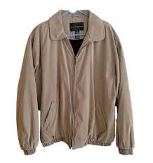 Croft & Barrow Jacket Mens Extra Large Tall Brown Full Zip Windbreaker Jacket | eBay