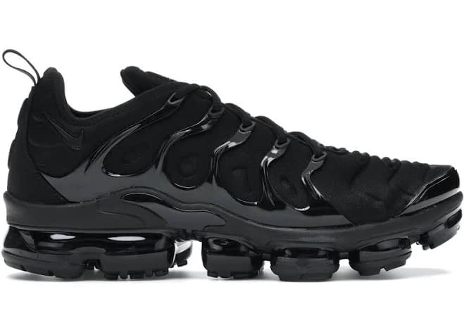 Nike Air Max Vapormax Plus Triple Black All Blackout 924453-004 Men's