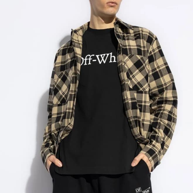 Off-White Cotton T Men-Shirt