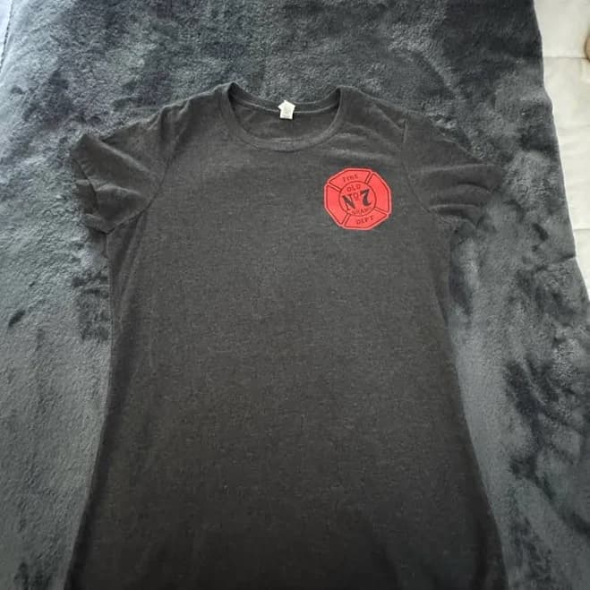 Men's T-Shirt with Red Logo