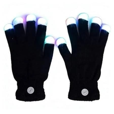 Light Up LED Finger Gloves