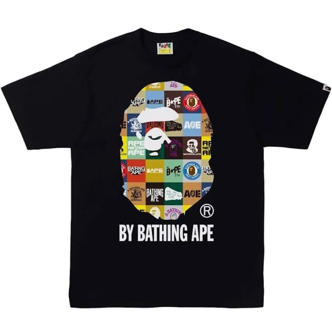 Bape Classic Logo Ape Head Tee
