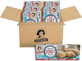 Little Debbie Donut Sticks, 36 Individually Wrapped Donut Sticks (6 Boxes)
