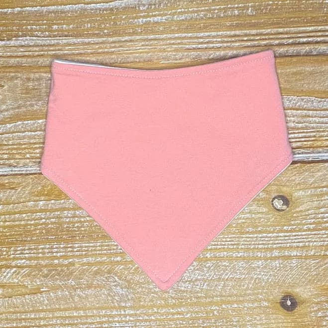 Bandana Bib in Solid Blush