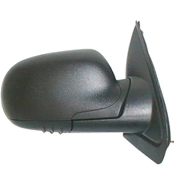 Replacement Black Passenger Power Door Mirror W/heated W/o Turn Signal