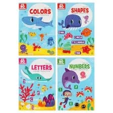 Kids Learning Sticker Activity Books, 10.5 x 7.5-in. at Dollar Tree