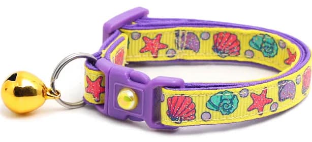 Beachcomber Breakaway Cat Collar Jingle Bell