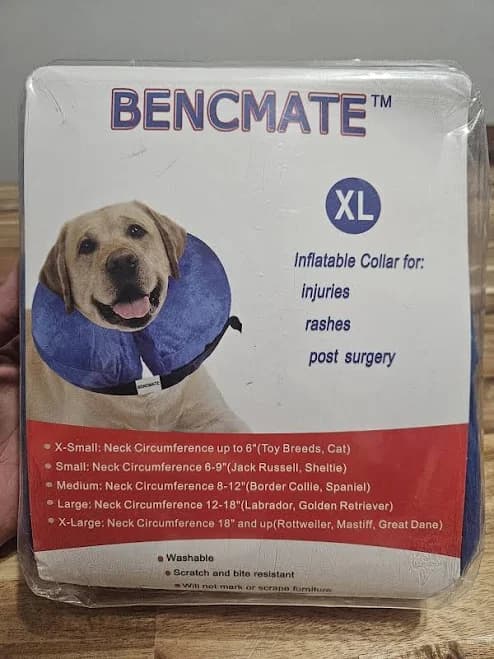 Bencmate Protective Inflatable Soft Pet Recovery Collar