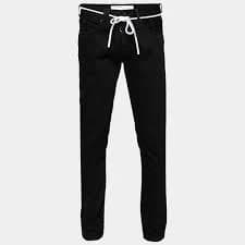 OffWhite Black Denim Arrow Printed Jeans M