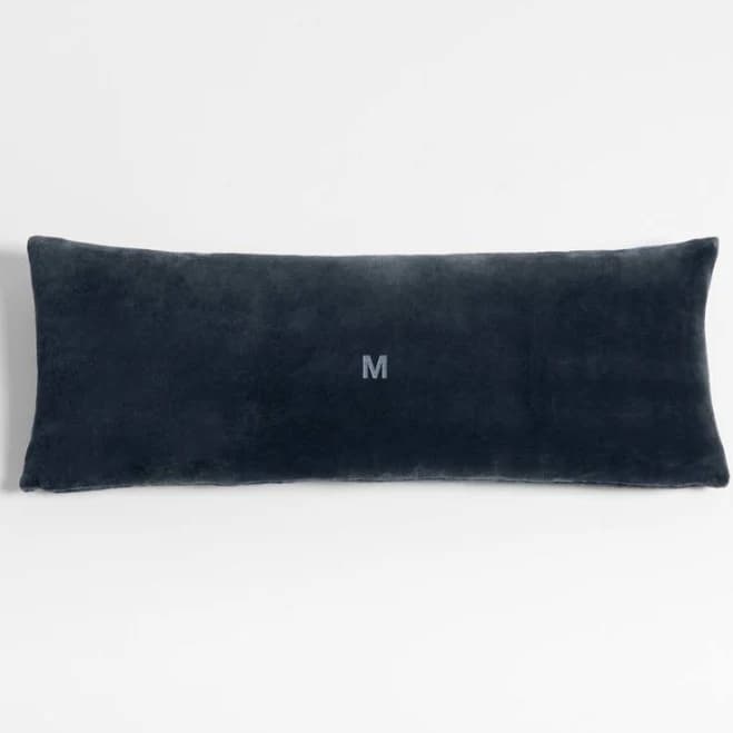 Crate & Barrel Plush Body Pillow Cover