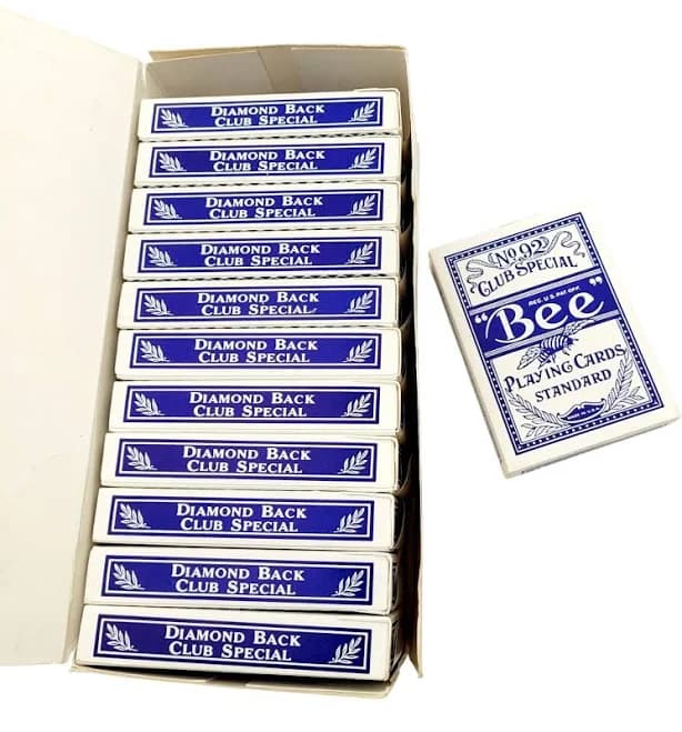 Sahara Tahoe Casino Nevada Lot Of 12 Used Decks Bee Playing Cards Blue