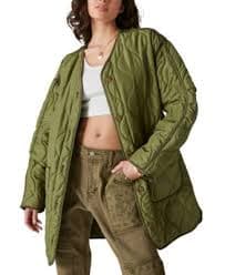 Lucky Brand Women's Longline Quilted Liner Jacket - Macy's