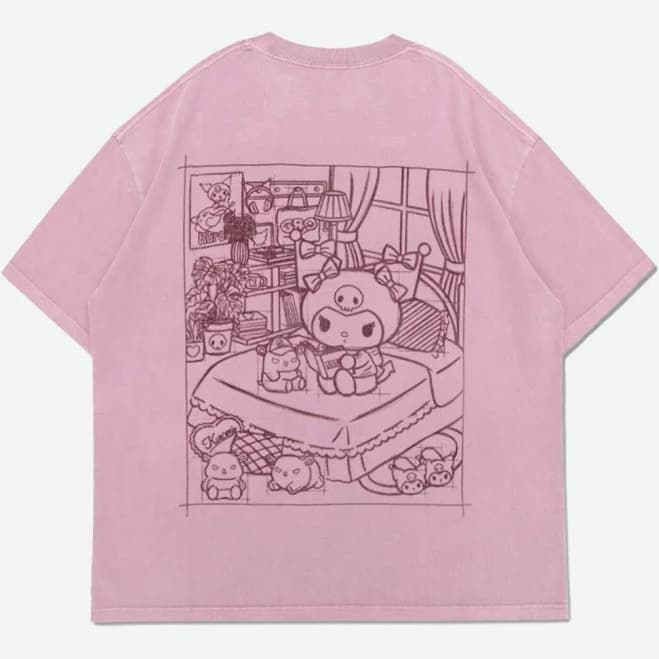Kuromi Kids My Bedroom Graphic Tee