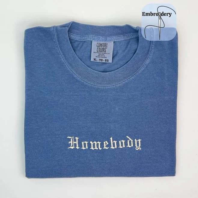 Personalized Embroidered Comfort Colors Tshirt