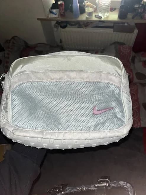 Nike Y2k, Vintage 2000s, Swoosh Rose, Messenger Bag, Crossbody