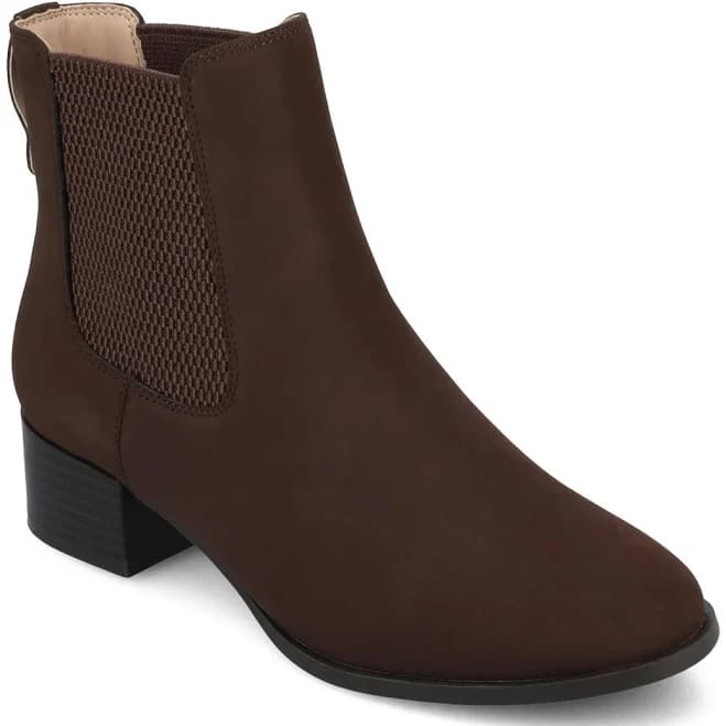 Journee Women's Chayse Western Pull-On Booties
