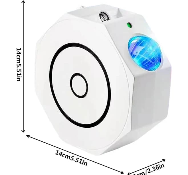 LED Galaxy Star Projector, Nebula Cloud Night Light with Multiple Projection Modes, Romantic Ambient