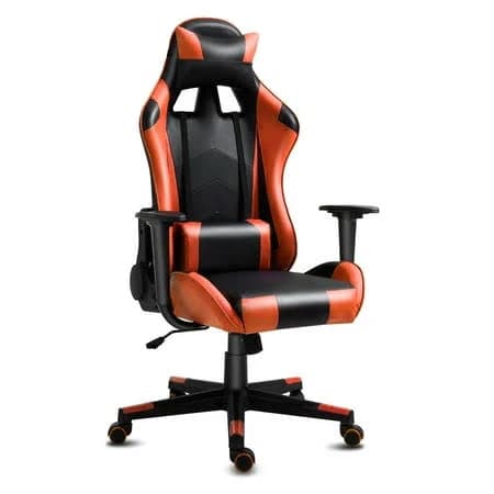 Gaming Chair Office Desk Chair Ergonomic Reclining Computer Chair Height Adjustable Swivel Recliner with Headrest Lumbar Support