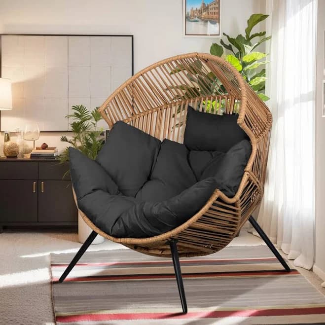 Wade Logan Casi Egg Chair with Cushion