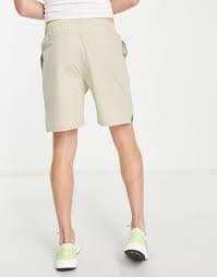 HIIT mid length training shorts in stone | ASOS