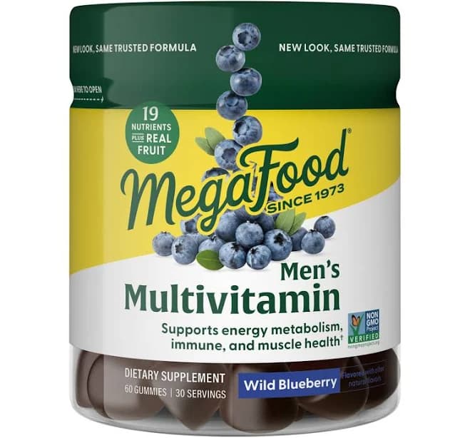 MegaFood Men's Multi 60 Gummies