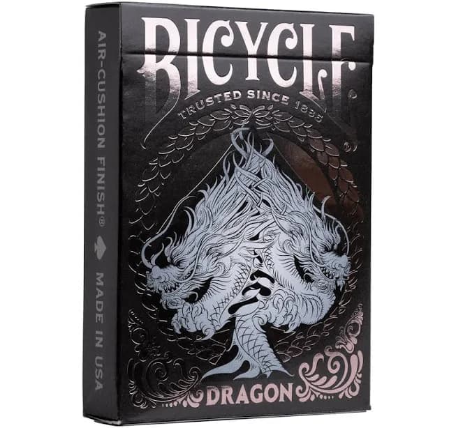 Spielkarten Bicycle Dragon Black Playing Cards by US Playing Card Co