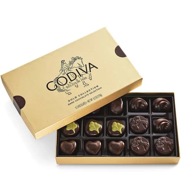 Godiva Assorted Dark Chocolate Gift Box