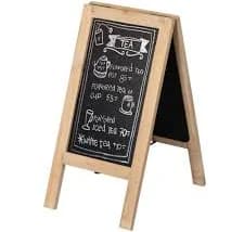 Vintiquewise 15-inch Wooden A-Frame Chalkboard Sign