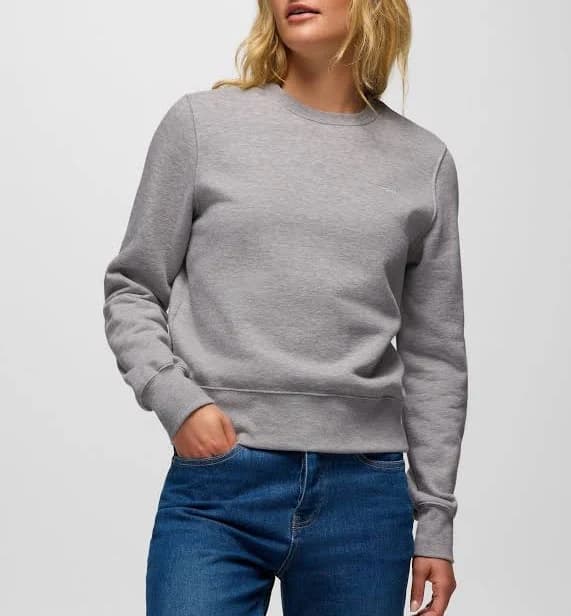prAna Women's Fleece Crew Sweatshirt