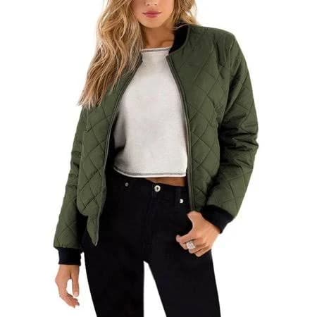 Zeagoo Women's Quilted Bomber Jacket