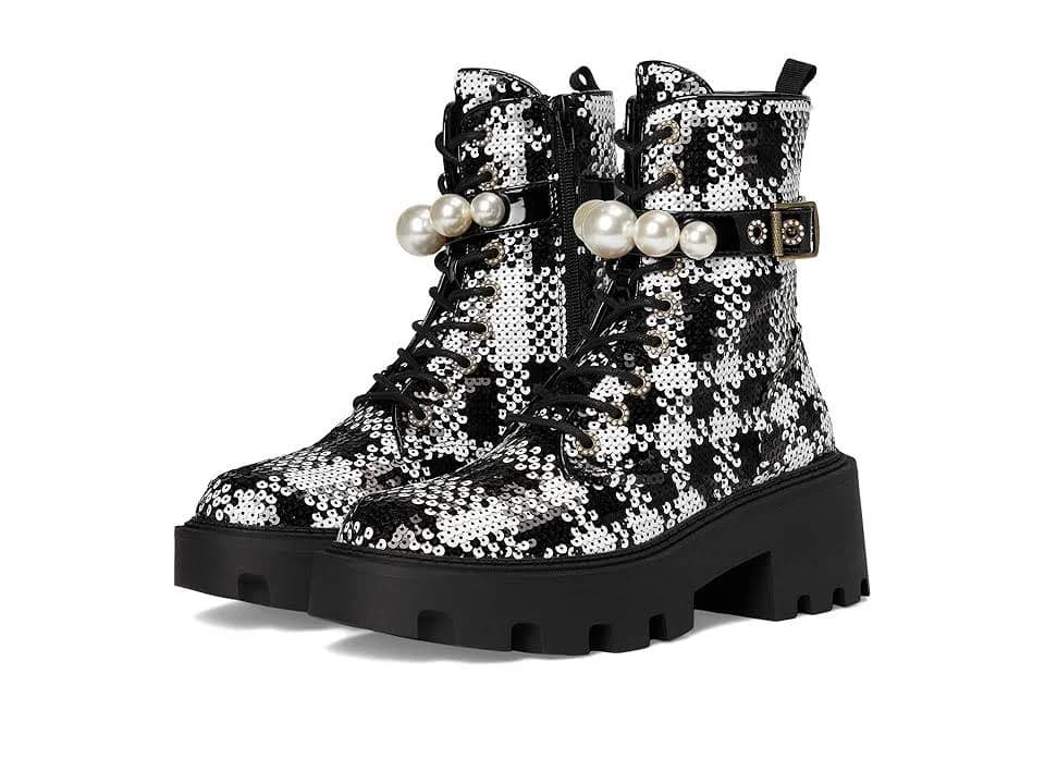 Betsey Johnson Women's Jonnie Combat Boots