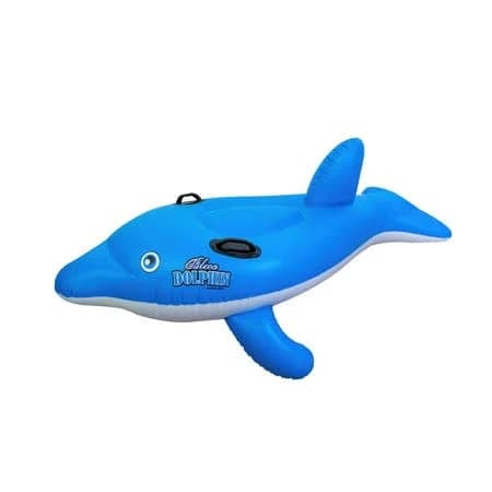 Swim Central Blue Dolphin Ride-On Swimming Pool Float