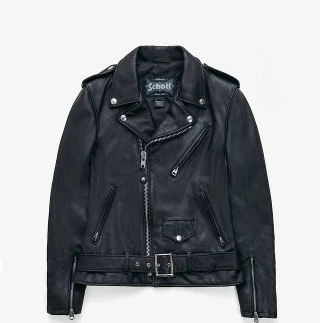 Schott NYC Women's Vintaged Cowhide Leather Boyfriend Jacket