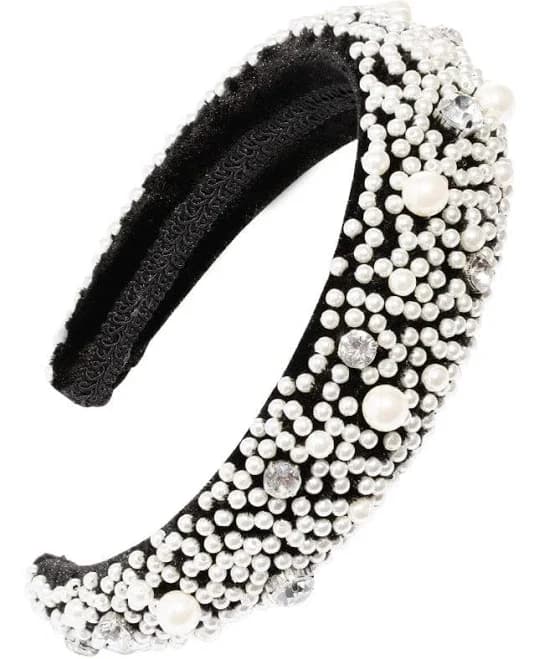 L. Erickson Park Ave. Crystal & Pearl Headband