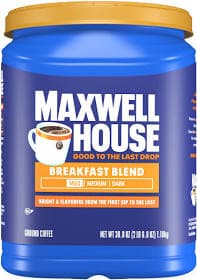 Maxwell House Breakfast Blend Light Ground Coffee