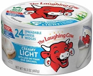 The Laughing Light Creamy Swiss Spreadable Cheese Wedges, 0.75 oz, 24 count