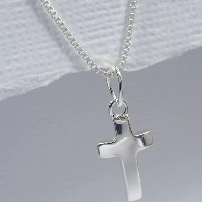 925 Sterling Silver Cross Necklace for Women